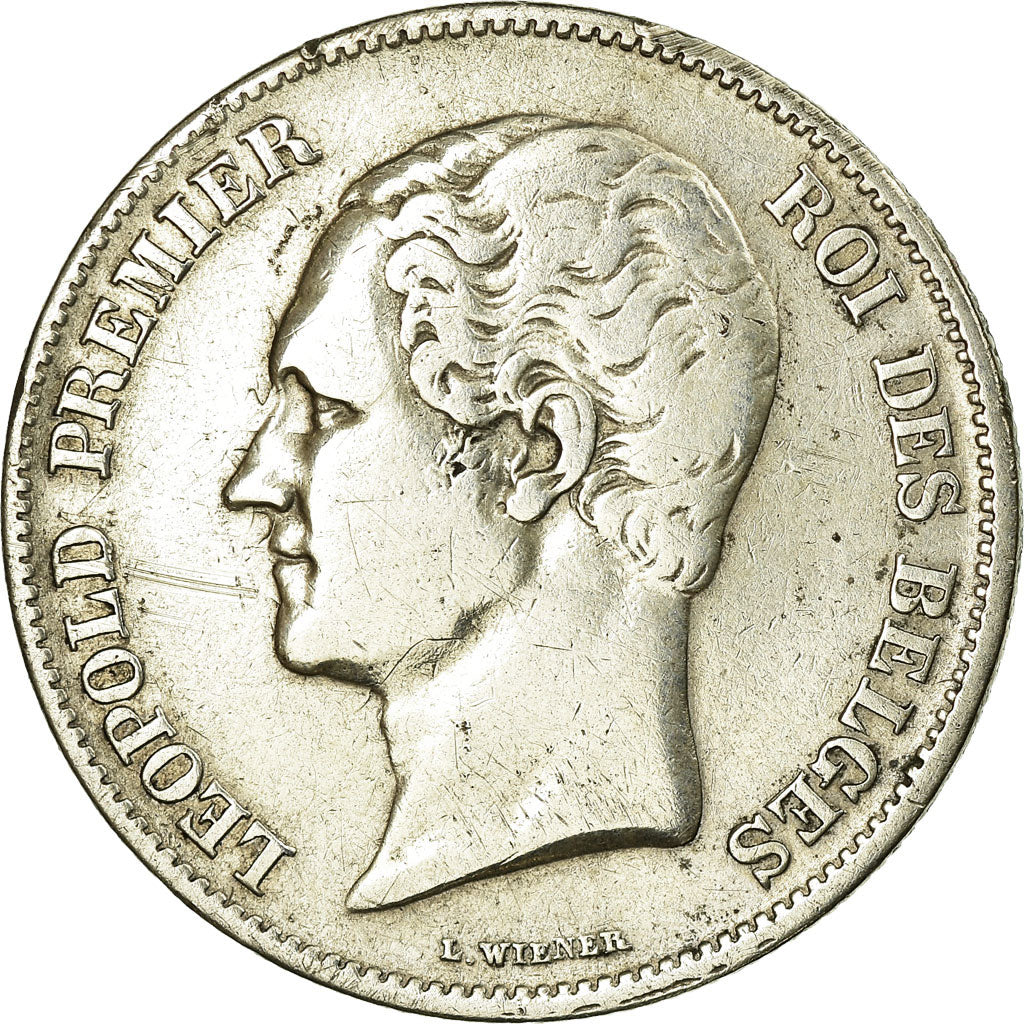 Coin, Belgium, Leopold I, 2-1/2 Francs, 1848, EF(40-45), Silver