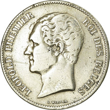 Coin, Belgium, Leopold I, 2-1/2 Francs, 1848, EF(40-45), Silver
