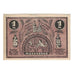 Nota, Alemanha, Haselünne Stadt, 1 Mark, valeur faciale, 1921, 1921-10-01