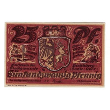 Banknote, Germany, Hirschberg a.d. Saale Stadt, 25 Pfennig, paysage, 1921