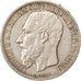 CONGO FREE STATE, 5 Francs, 1894, KM #8.1, AU(50-53), Silver, 37, 24.97