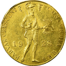 Moneda, Países Bajos, Wilhelmina I, Ducat, 1928, Utrecht, EBC, Oro, KM:83.1a
