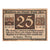 Biljet, Duitsland, Suhl Stadt, 25 Pfennig, Arme, 1922, SUP, Mehl:1303.1