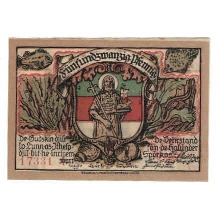 Banknote, Germany, Helgoland Spar & Leihkasse der Landgemeinde, 25 Pfennig
