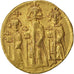 Heraclius 610-641, Solidus, Constantinople, EF(40-45), Gold, Sear #764, 4.47