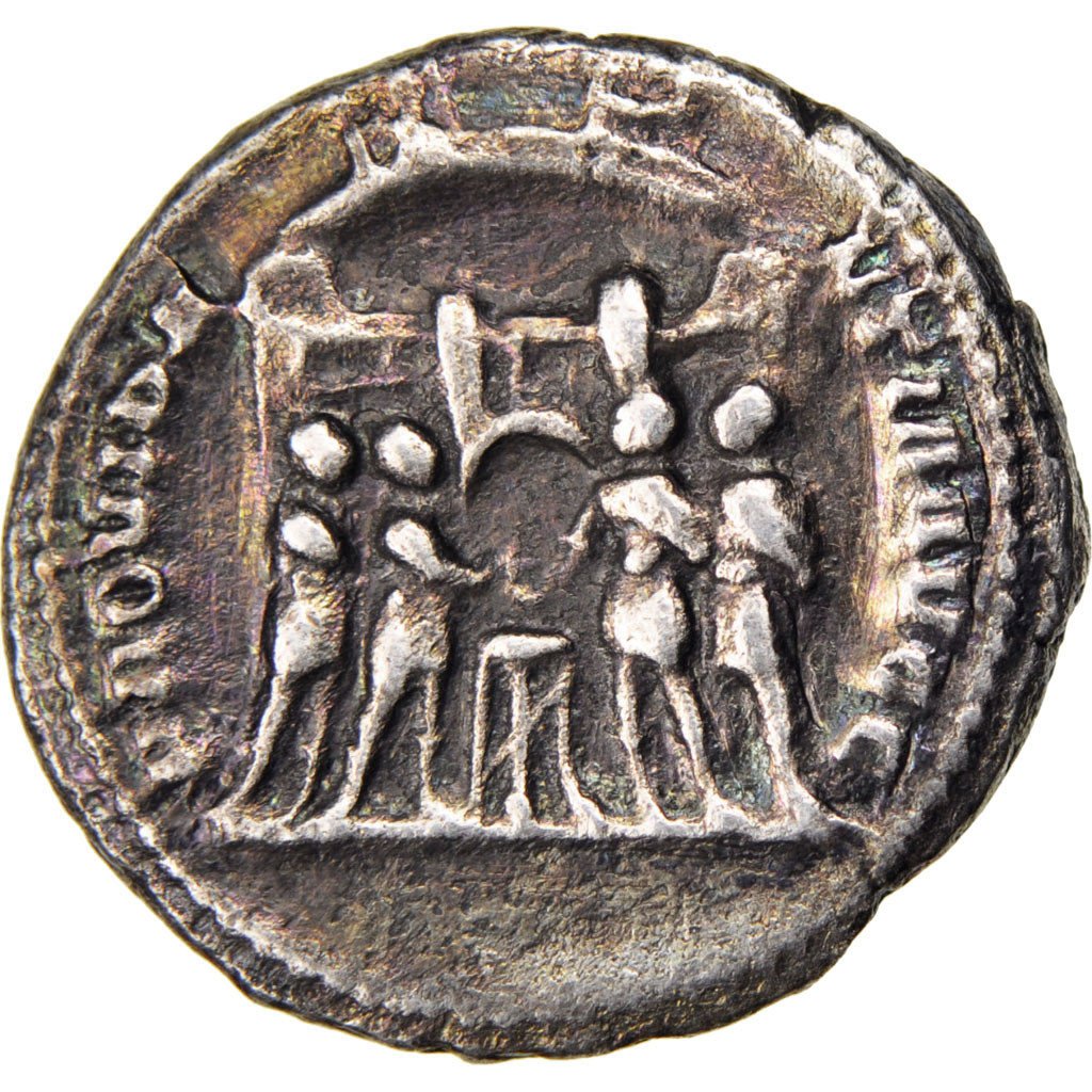 Galerius, Argenteus, Roma, AU(50-53), Silver, RIC #11b, 3.50