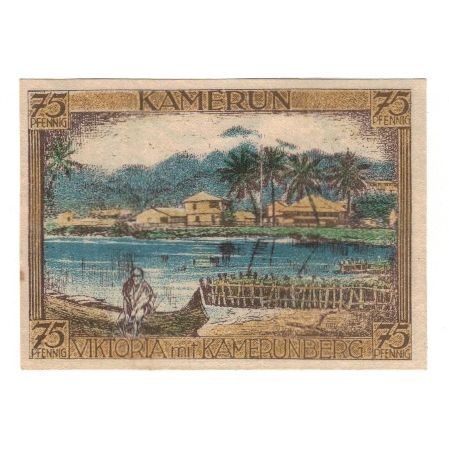 Banknote, Germany, Berlin Deutsch-Hanseatischer Kolonialgedanktag, 75 Pfennig