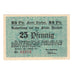 Biljet, Duitsland, Itzehoe Stadt, 25 Pfennig, personnage, 1920, 1920-08-02, SUP