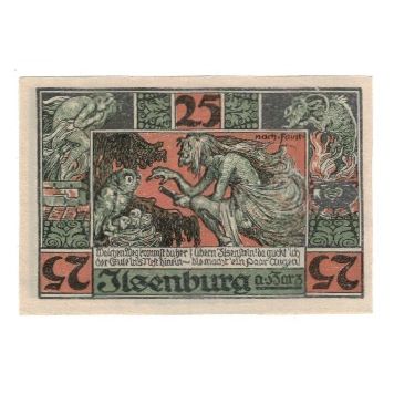 Banknote, Germany, Ilsenburg Gemeinde, 25 Pfennig, personnage, 1923, 1923-01-01