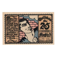 Banknote, Germany, Kahla Stadt, 25 Pfennig, graphique, 1921, 1921-12-31