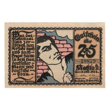 Banknote, Germany, Kahla Stadt, 25 Pfennig, Graphique 3, 1921, 1921-12-31