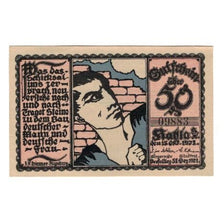 Banknote, Germany, Kahla Stadt, 50 Pfennig, Graphique 3, 1921, 1921-12-31