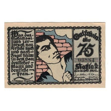 Banconote, Germania, Kahla Stadt, 75 Pfennig, Graphique 2, 1921, 1921-12-31