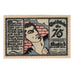 Banknote, Germany, Kahla Stadt, 75 Pfennig, Graphique 3, 1921, 1921-12-31