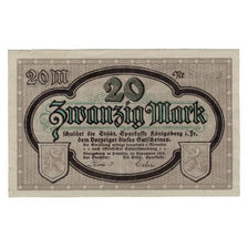 Banknote, Germany, Königsberg in Franken Stadt, 20 Mark, paysage, 1918