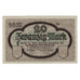 Banknote, Germany, Königsberg in Franken Stadt, 20 Mark, paysage, 1918