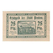 Banknote, Germany, Penkun Stadt, 25 Pfennig, Texte, 1921, 1921-12-31, AU(55-58)