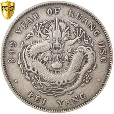 Chine, Chihli, Kuang-hs, Dollar, 1908, KM:Y73.2, PCGS XF40