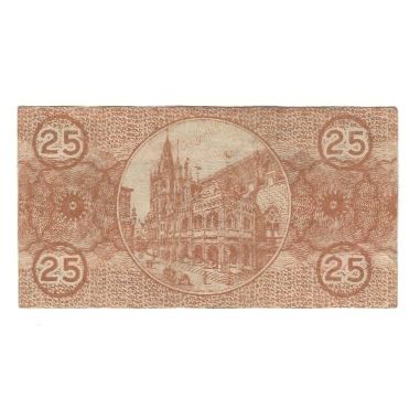 Banknot, Niemcy, Köln Stadt, 25 Pfennig, Batiment, 1920, 1920-12-31, AU(55-58)