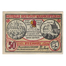 Banknote, Germany, Kranichfeld Stadt, 50 Pfennig, Maison, 1921, 1921-02-22