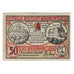 Banknote, Germany, Kranichfeld Stadt, 50 Pfennig, Maison, 1921, 1921-02-22