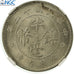 Moneda, China, KWANGTUNG PROVINCE, 5 Cents, 1923, NGC, UNC Details, SC, Cobre -