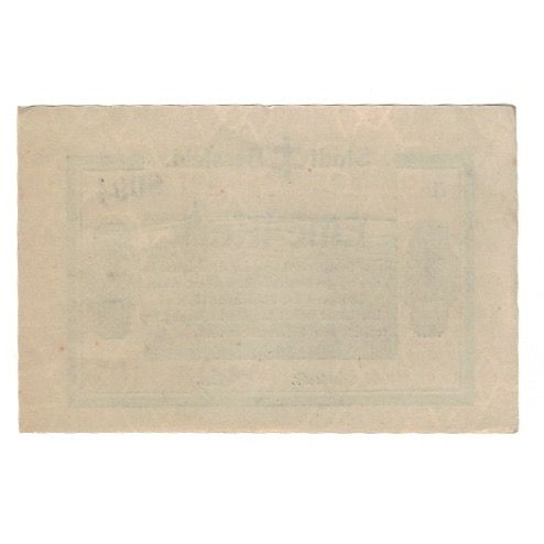 Banknote, Germany, Hersfeld Stadt, 1 Mark, N.D, 1919, 1919-01-31, AU(55-58)