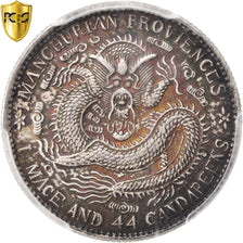 China, Manchuria, 20 Cents, 1912, KM:213a.6, PCGS MS64
