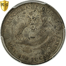 Coin, China, MANCHURIAN PROVINCES, Hs, 20 Cents, 1913, PCGS, MS62, MS(60-62)