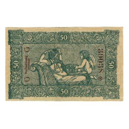 Biljet, Duitsland, Pforzheim Stadt, 50 Pfennig, personnage, 1920, 1920-07-01