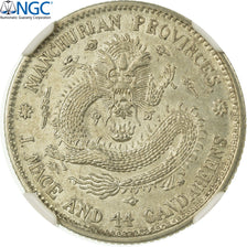 Coin, China, MANCHURIAN PROVINCES, Hs, 20 Cents, Undated (1914-15), NGC, AU55