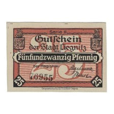 Banknote, Germany, Liegnitz Stadt, 25 Pfennig, paysage, undated (1920)