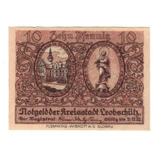 Banknote, Germany, Leobschütz Stadt, 10 Pfennig, Texte, 1922, 1922-12-31