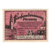 Biljet, Duitsland, Lauban Stadt, 25 Pfennig, métier à tisser, 1920, SUP