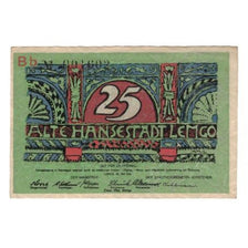 Billet, Allemagne, Lemgo Stadt, 25 Pfennig, ville 1, 1921, 1921-05-25, SUP