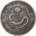 Monnaie, Chine, YUNNAN PROVINCE, Kuang-hs, 50 Cents, 1908, NGC, Fine Details