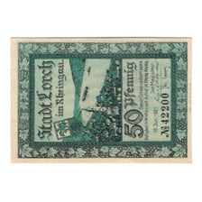 Banknote, Germany, Lorch Stadt, 50 Pfennig, paysage, 1921, 1921-06-15