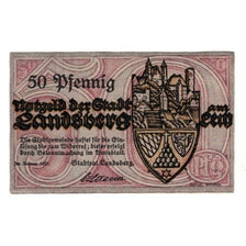 Billet, Allemagne, Landsberg am Lech Stadt, 50 Pfennig, personnage, 1921, SUP