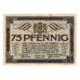 Banknote, Germany, Lingen Stadt, 75 Pfennig, personnage, 1921, 1921-04-01