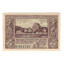 Banknote, Germany, Lötzen Stadt, 25 Pfennig, Poissons, 1920, 1920-11-01