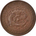 China, 10 Cash, 1906, AU(50-53), Copper, 7.33