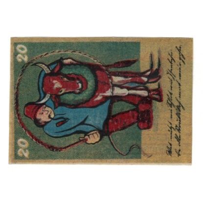 Banknote, Germany, Lüdinghausen Stadt, 20 Pfennig, personnage, 1921 (1922)