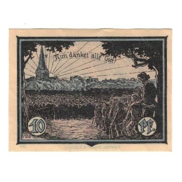 Banknote, Germany, Marggrabowa Stadt, 10 Pfennig, Foule, undated (1921)
