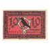 Banknote, Germany, Merseburg Stadt, 10 Pfennig, personnage, 1921, 1921-05-01