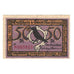 Banconote, Germania, Merseburg Stadt, 50 Pfennig, batiment 1, 1921, 1921-05-01