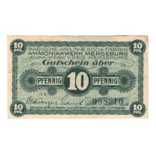 Banknote, Germany, Merseburg, Leuna-Werke, 10 Pfennig, Texte, AU(55-58)
