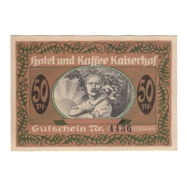 Banknote, Germany, Münster O. Försterling und Sohn, Hotel und Kaffee