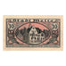 Banknote, Germany, Melle Stadt, 10 Pfennig, personnage, 1920, 1920-11-15