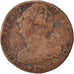Moneta, Francia, 2 sols français, 2 Sols, 1793, Strasbourg, MB, Bronzo