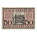 Banknote, Germany, Marburg Stadt, 50 Pfennig, cavalier, 1920, EF(40-45)